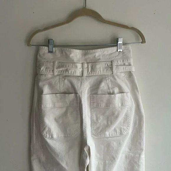 MARISSA WEBB White Canvas Pants Size 6